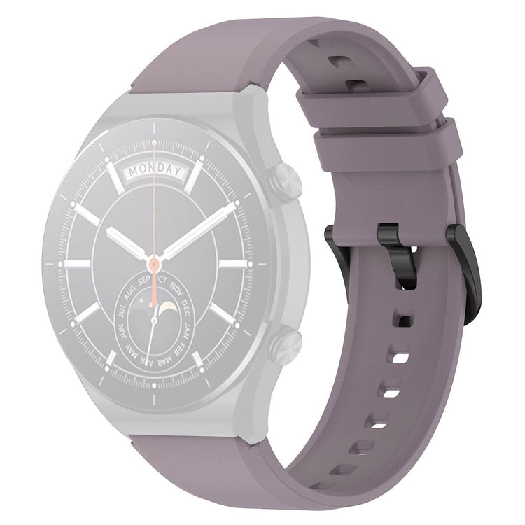 22mm Universal simple silicone watch strap - Purple#serie_6
