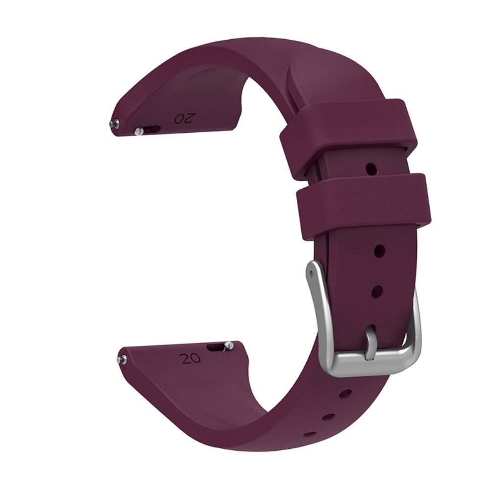 20mm Universal silicone watch strap - Purple#serie_4