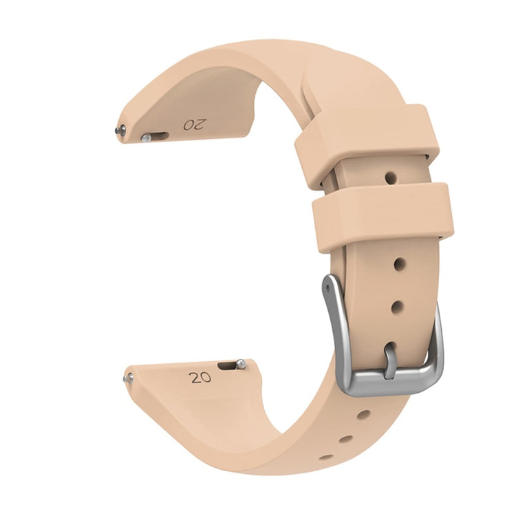 22mm Universal silicone watch strap - Khaki#serie_9