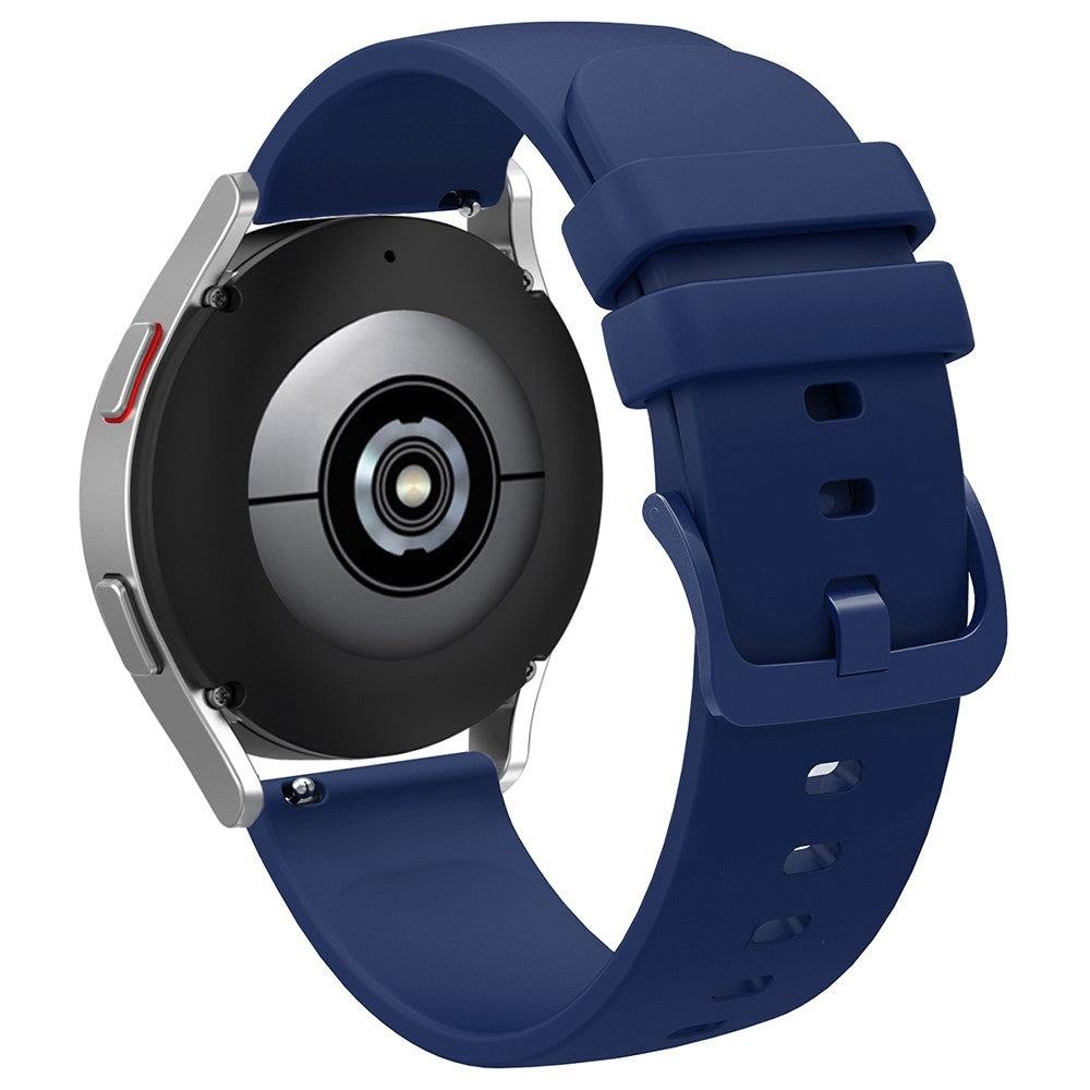 20mm Universal simple silicone watch strap - Blue#serie_8