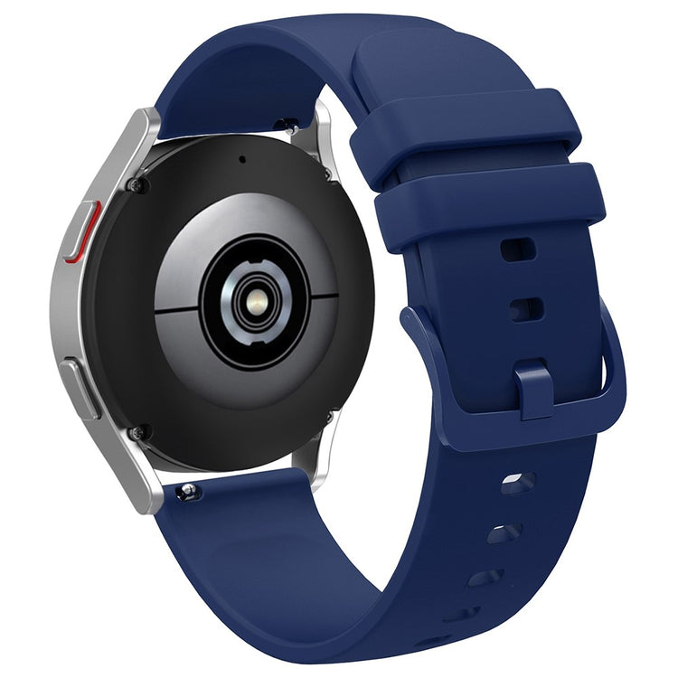 20mm Universal simple silicone watch strap - Blue#serie_8