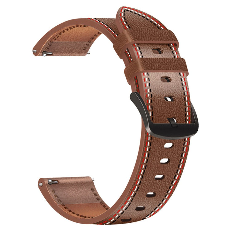 22mm Universal microfiber leather watch strap - Brown#serie_4