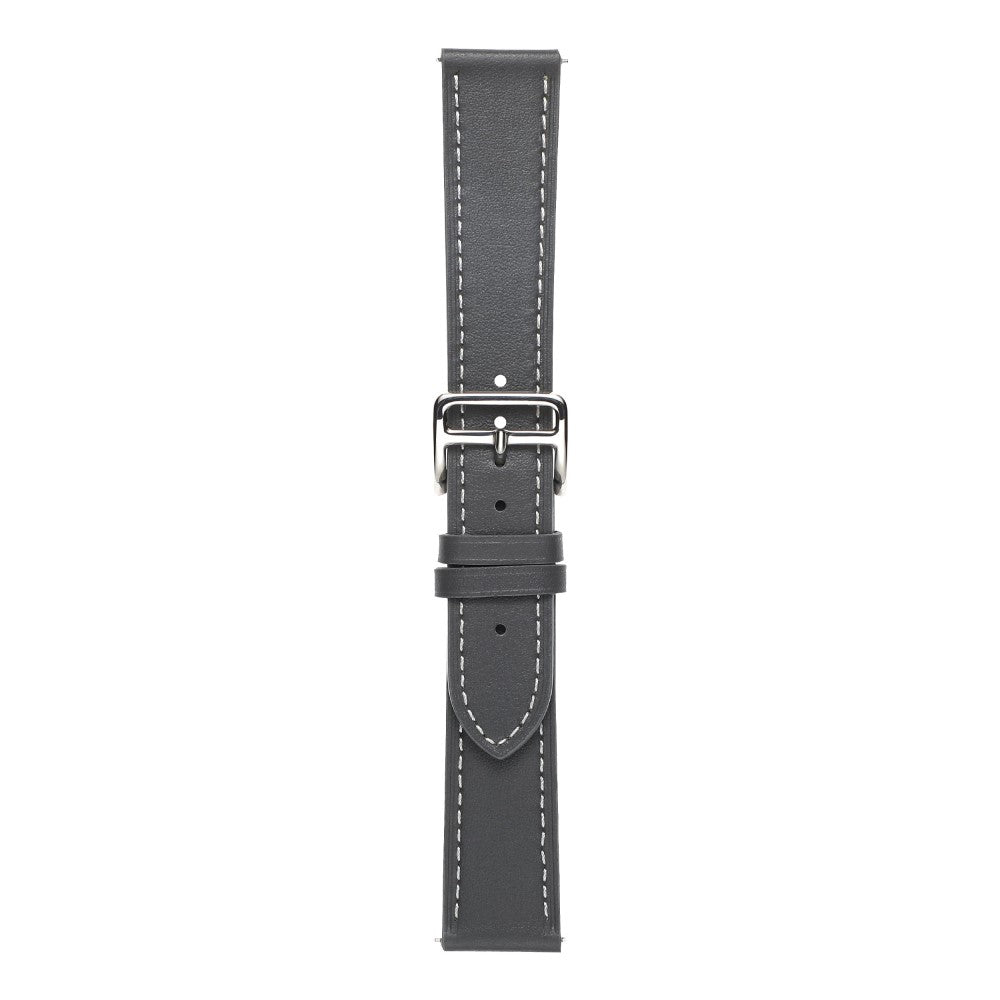 20mm Universal textured genuine leather watch strap - Grey#serie_3