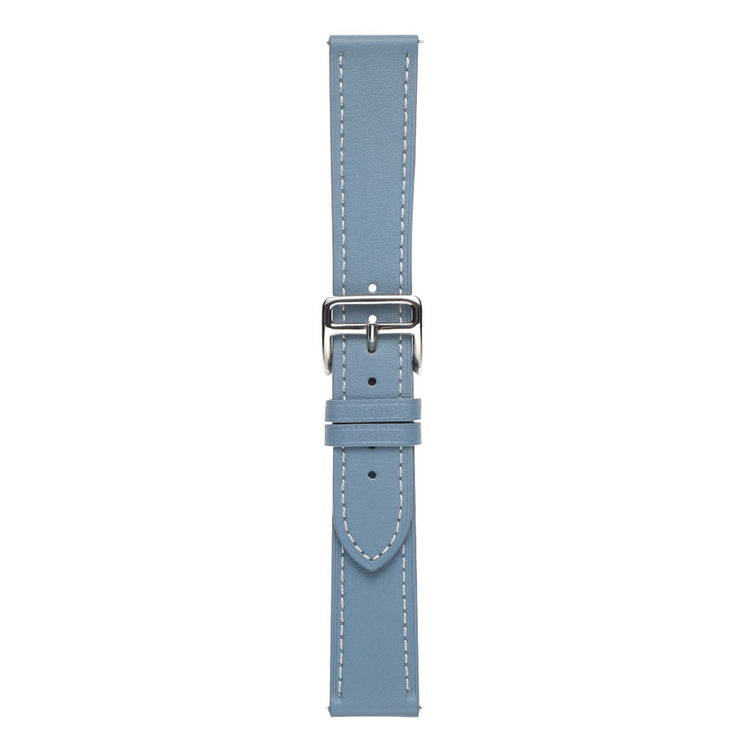 20mm Universal textured genuine leather watch strap - Sky Blue#serie_8