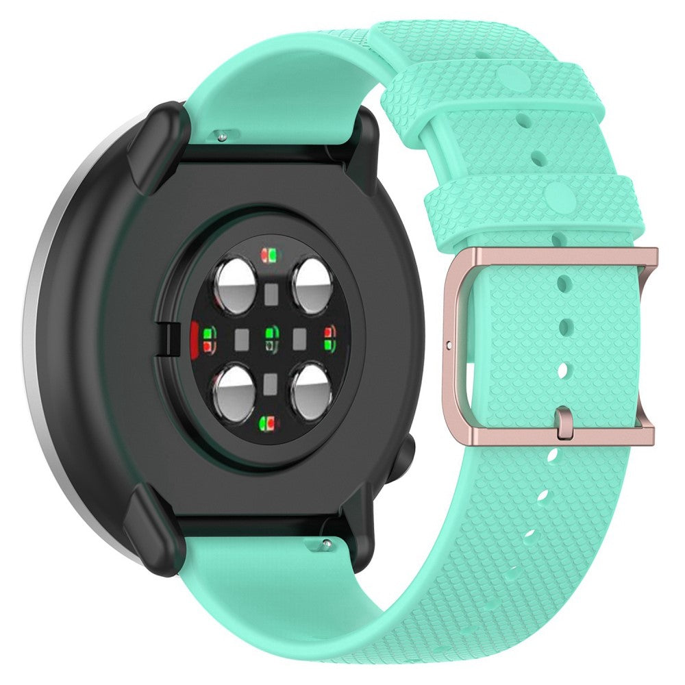 20mm Universal dots design silicone watch strap - Green#serie_4