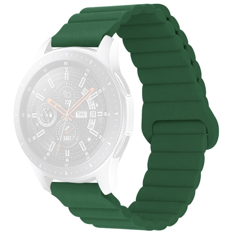 20mm Universal silicone watch strap - Green#serie_10