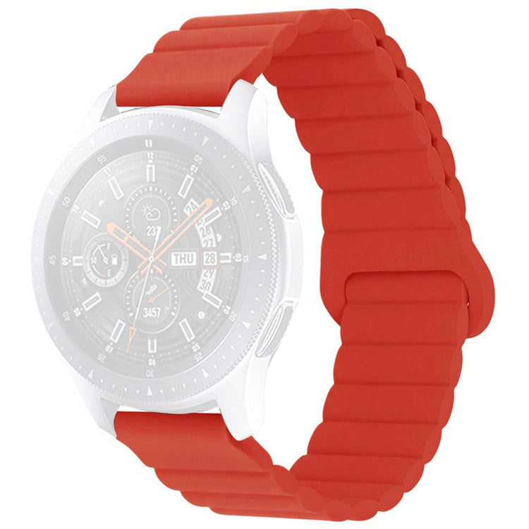 20mm Universal silicone watch strap - Red#serie_6