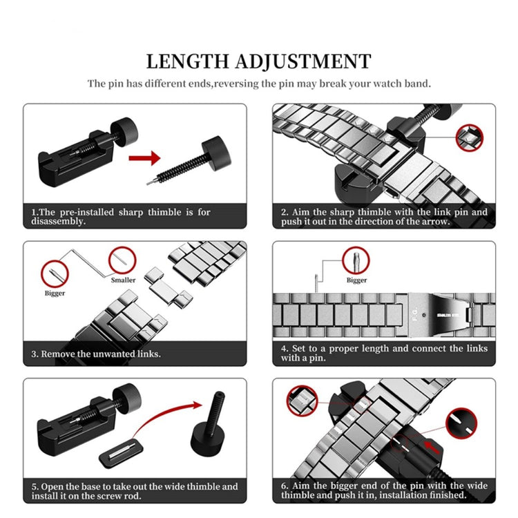 Rigtigt kønt Universal Metal Urrem - Sølv#serie_5