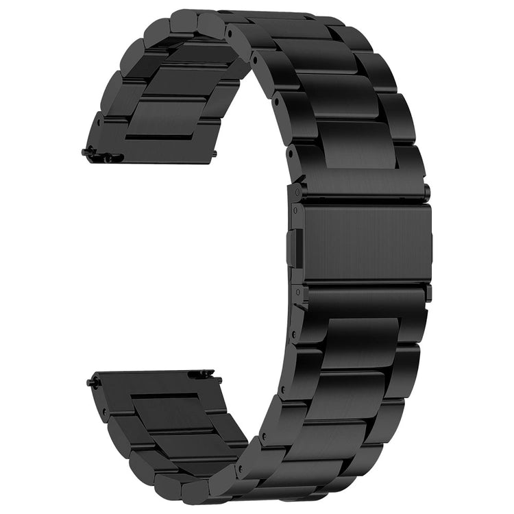 22mm Universal stainless steel watch strap - Black#serie_1