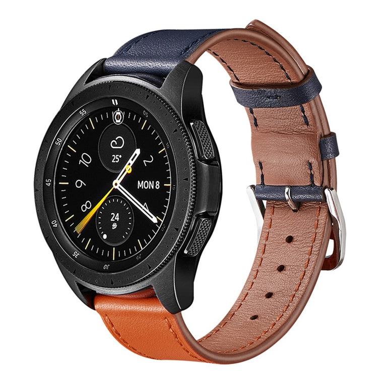 Rigtigt flot Universal Ægte læder Urrem - Orange#serie_4