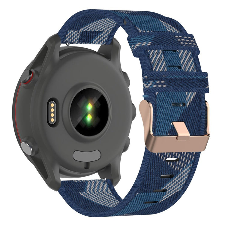 22mm Universal nylon watch strap - Blue Stripe#serie_7