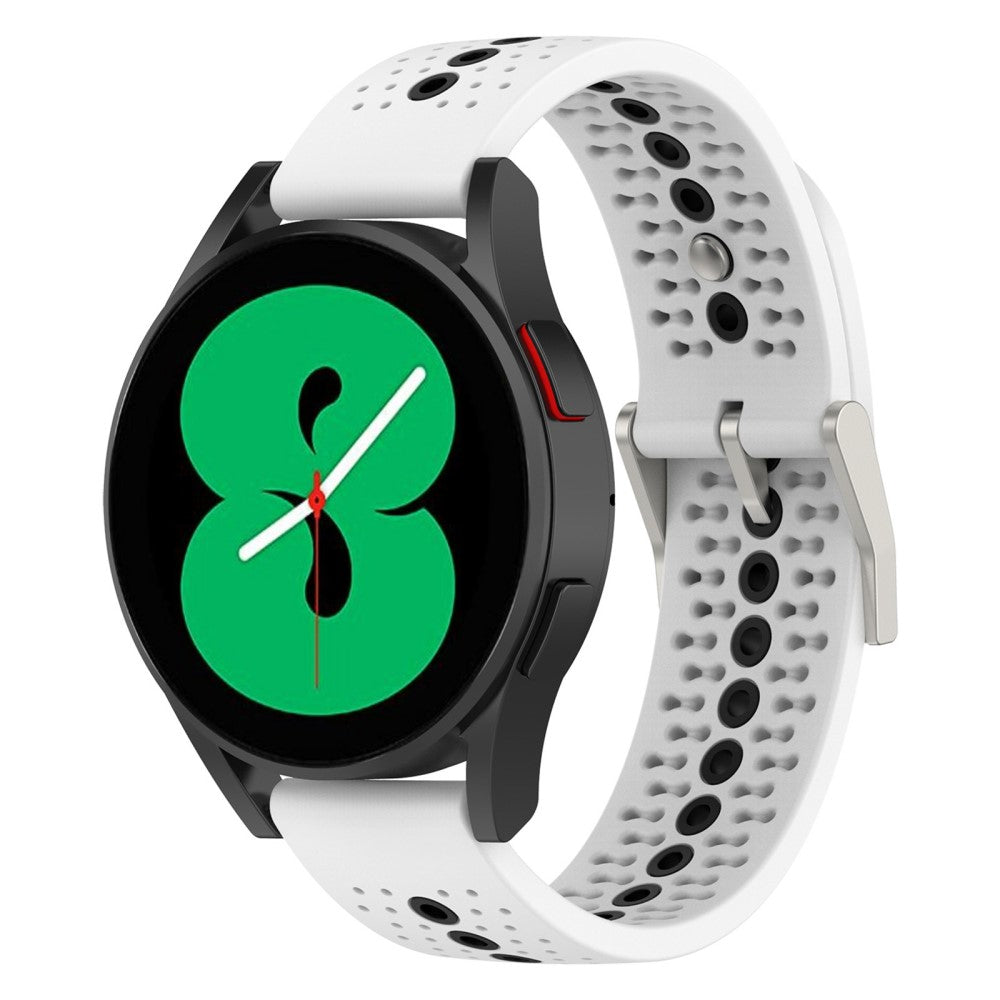 Meget hårdfør Universal Silikone Urrem - Hvid#serie_2