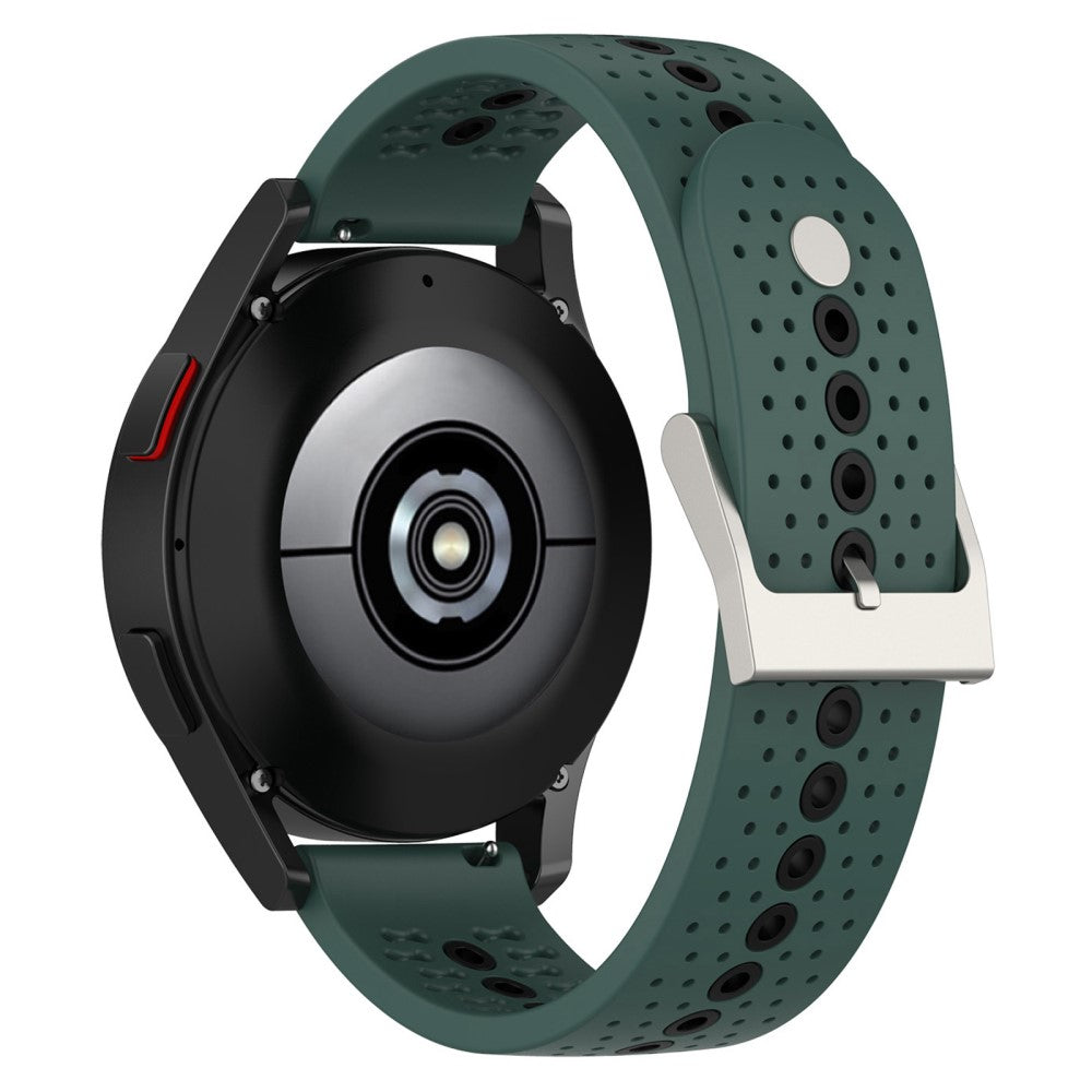 20mm Universal dual color watch strap - Olive Green / Black#serie_3