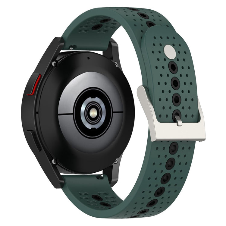 20mm Universal dual color watch strap - Olive Green / Black#serie_3