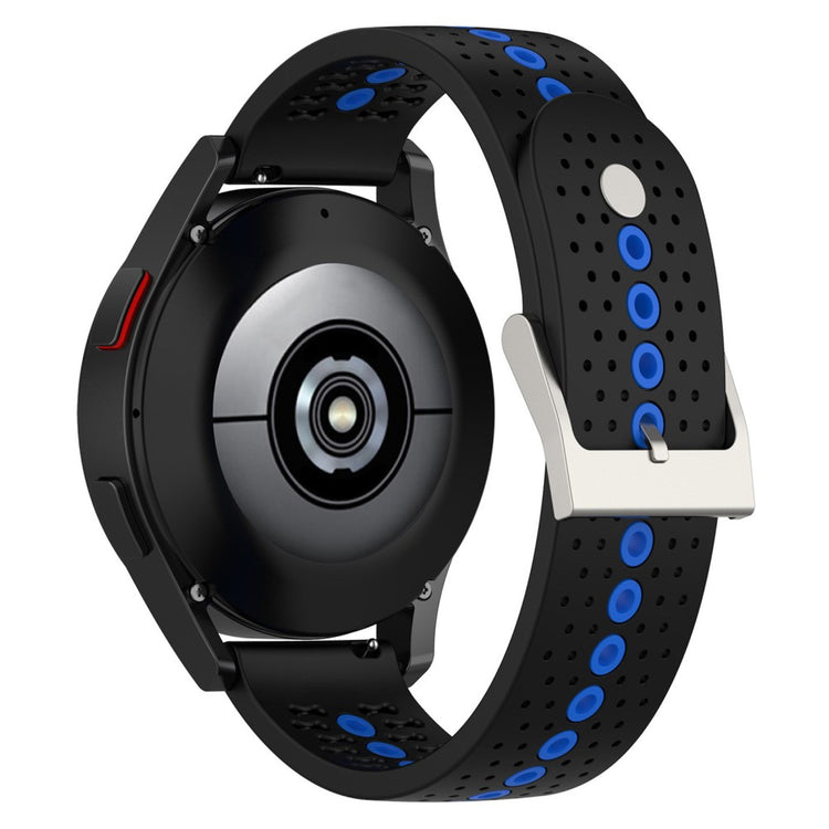 20mm Universal dual color watch strap - Black / Blue#serie_4