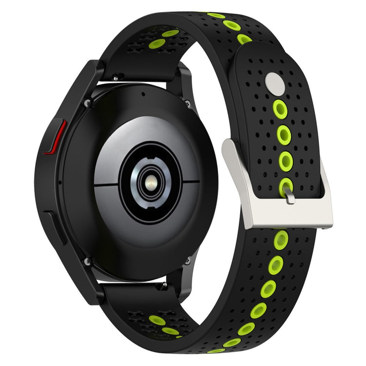 20mm Universal dual color watch strap - Black / Lime#serie_6