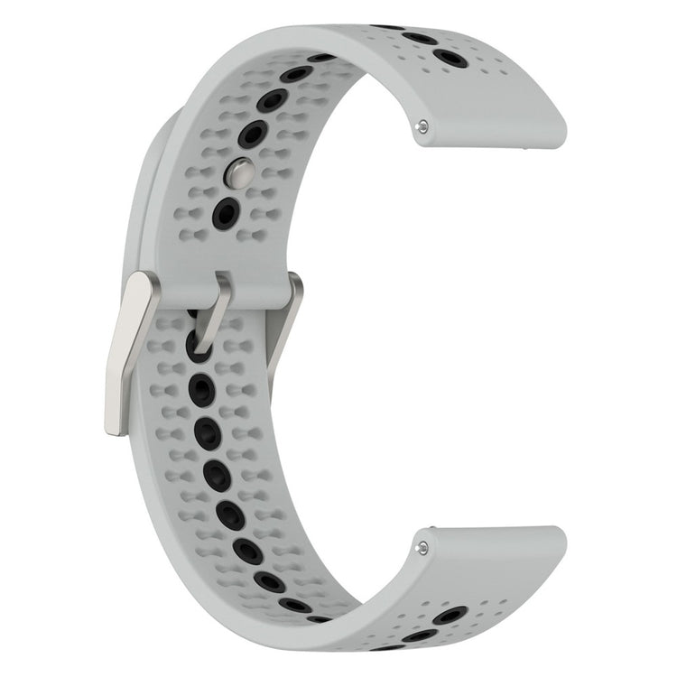 Meget hårdfør Universal Silikone Urrem - Sølv#serie_8