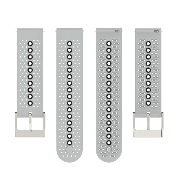 Meget hårdfør Universal Silikone Urrem - Sølv#serie_8