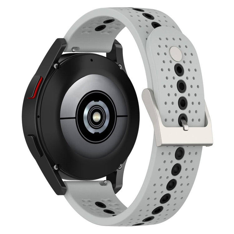 20mm Universal dual color watch strap - Grey / Black#serie_8