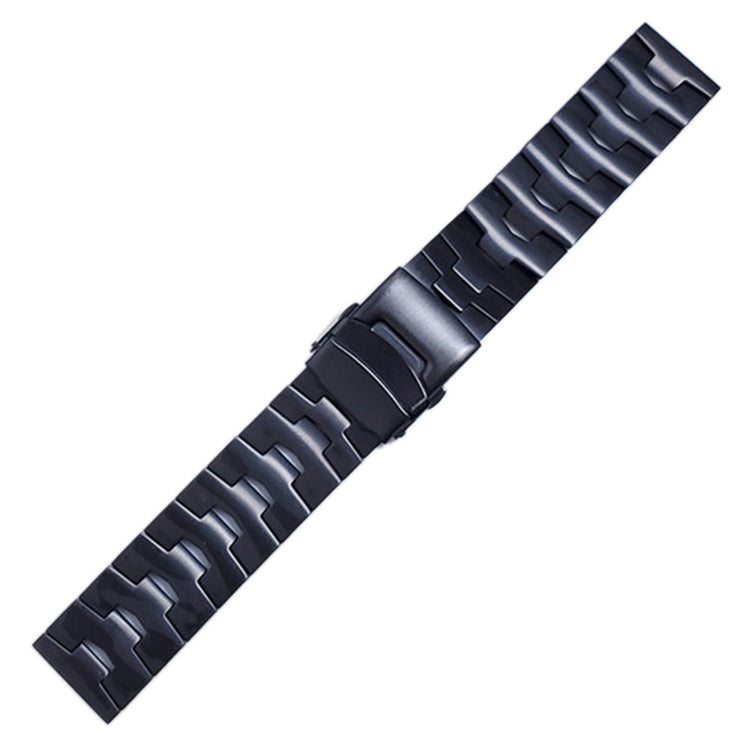 22mm Universal titanium steel watch strap - Black#serie_1