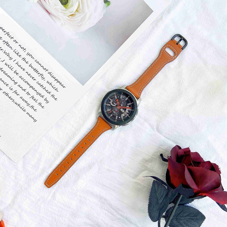 Vildt rart Universal Ægte læder Urrem - Brun#serie_6