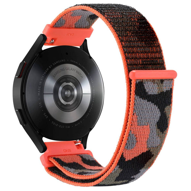 22mm Universal camouflage style nylonw watch strap - Orange#serie_1