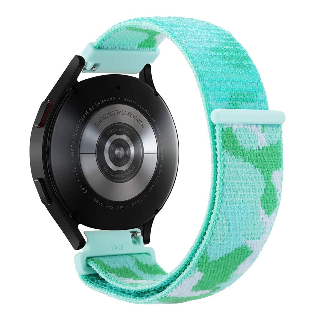 22mm Universal camouflage style nylon watch strap - Light Green#serie_10