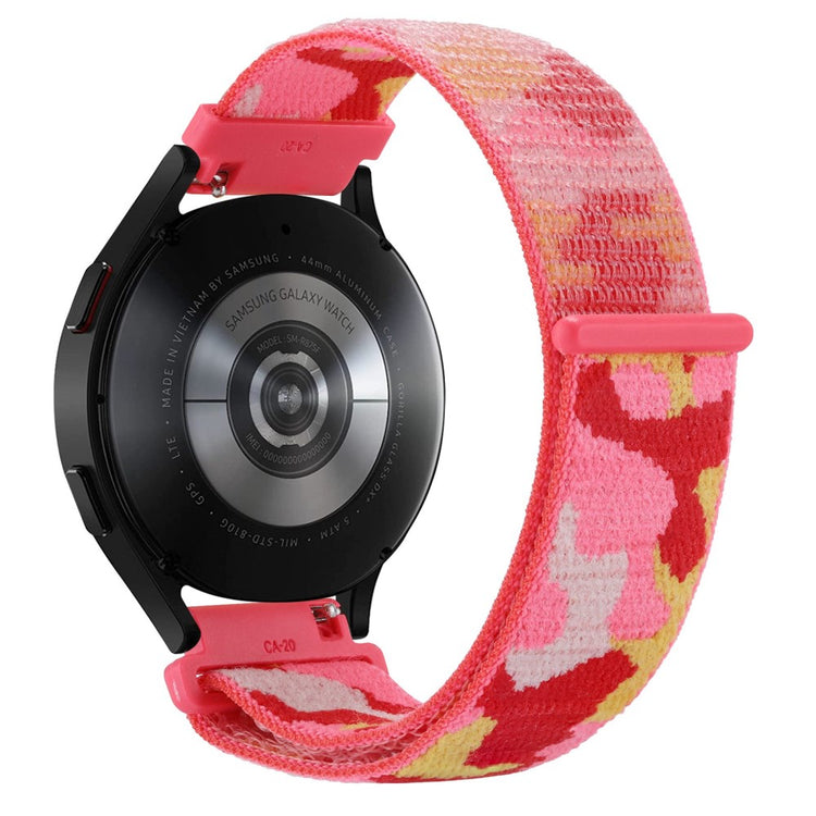 22mm Universal camouflage style nylonw watch strap - Red#serie_4