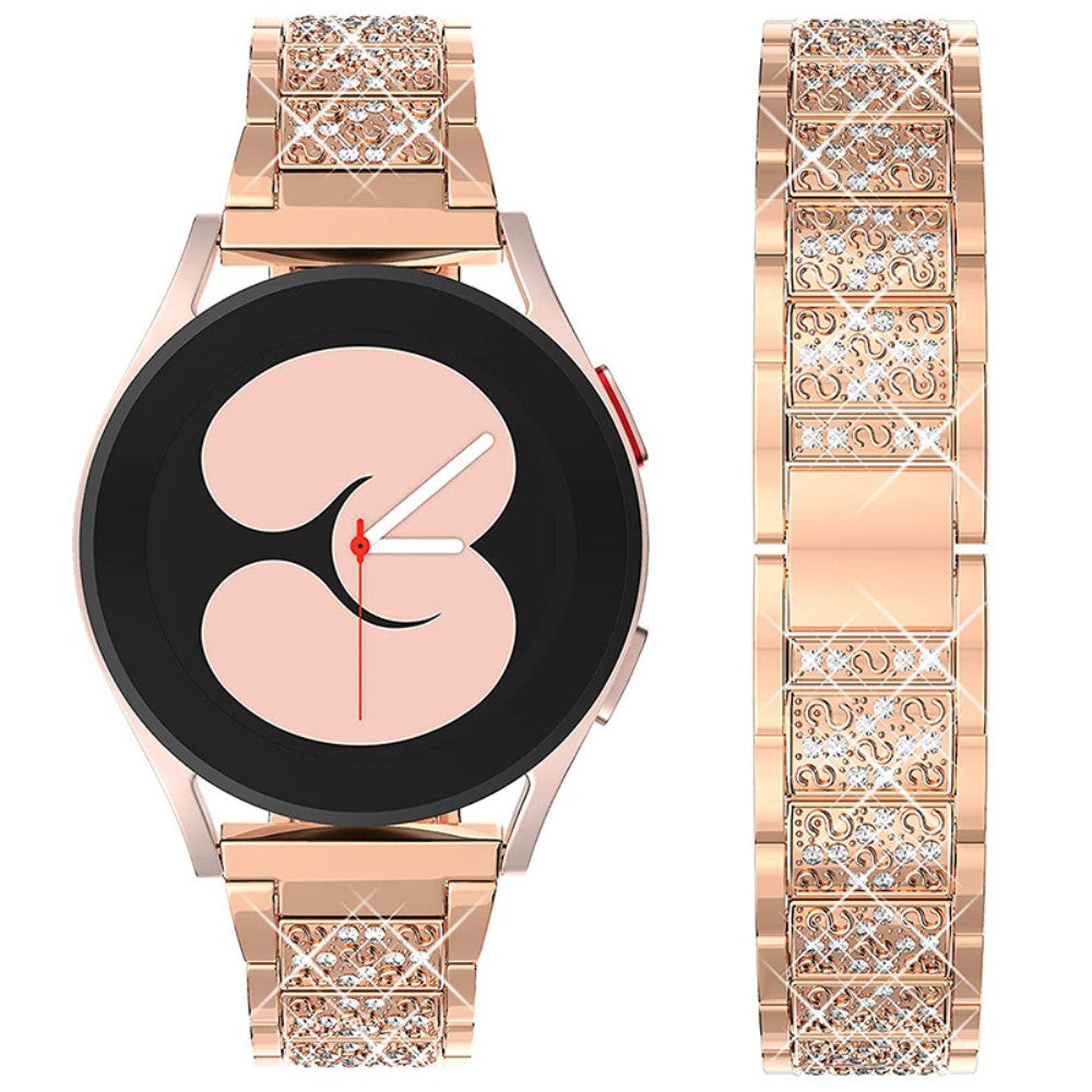 Vildt hårdfør Universal Metal og Rhinsten Rem - Pink#serie_2