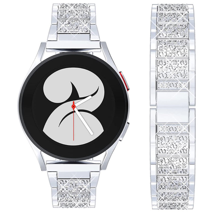 Vildt hårdfør Universal Metal og Rhinsten Rem - Sølv#serie_3