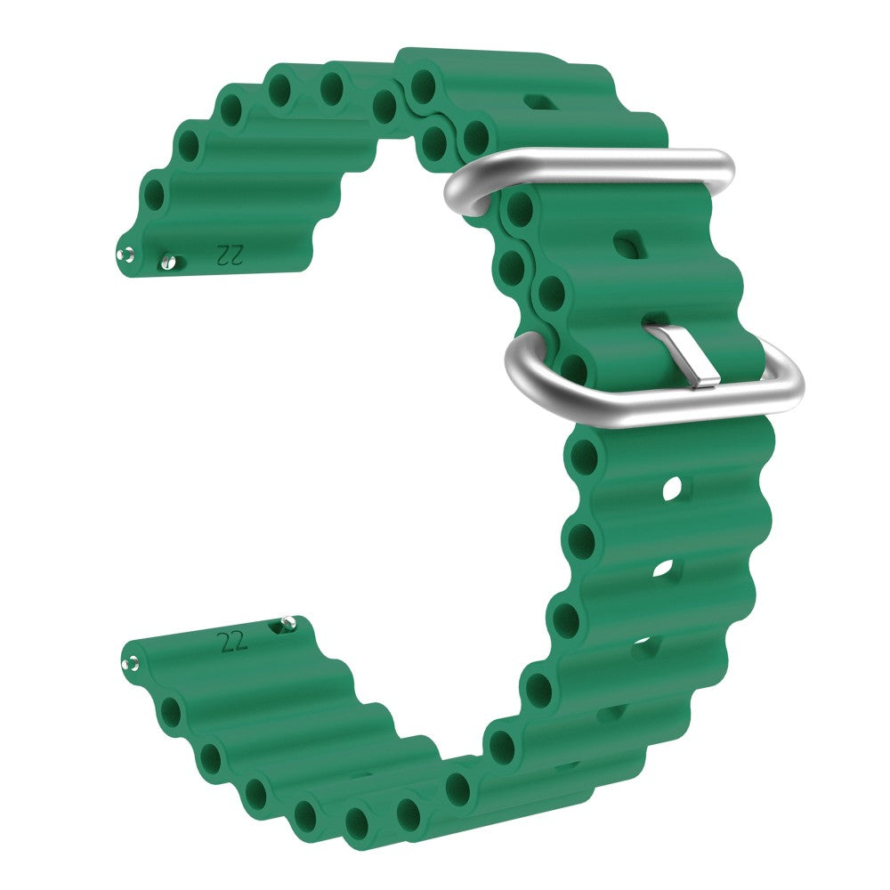 22mm Universal silicone watch strap - Army Green#serie_9