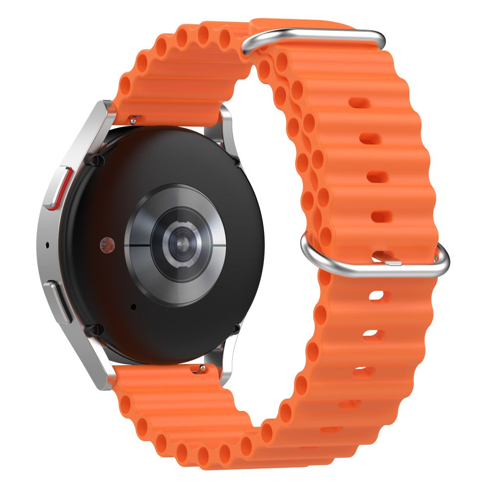 20mm Universal silicone watch strap - Orange#serie_6