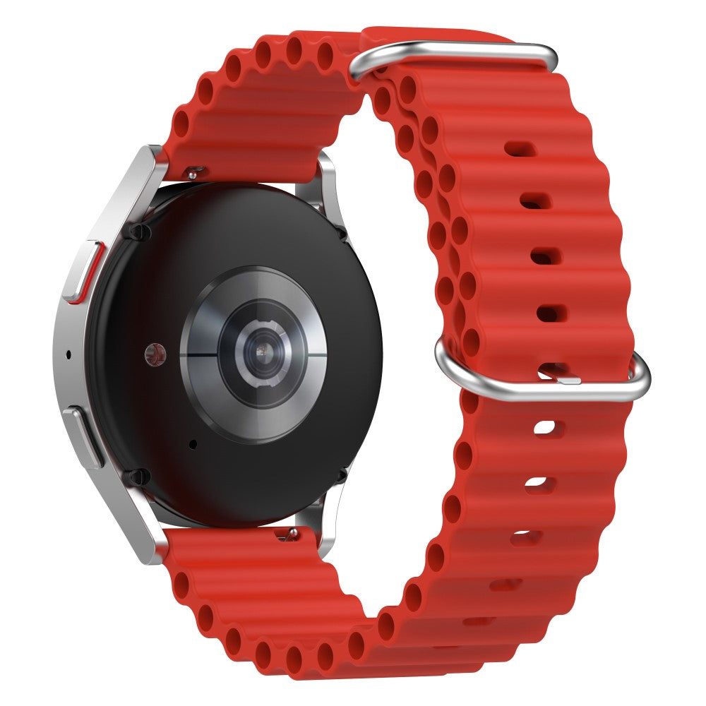 22mm Universal silicone watch strap - Red#serie_7