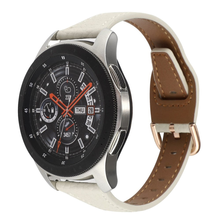 Helt vildt nydelig Universal Ægte læder Rem - Hvid#serie_5