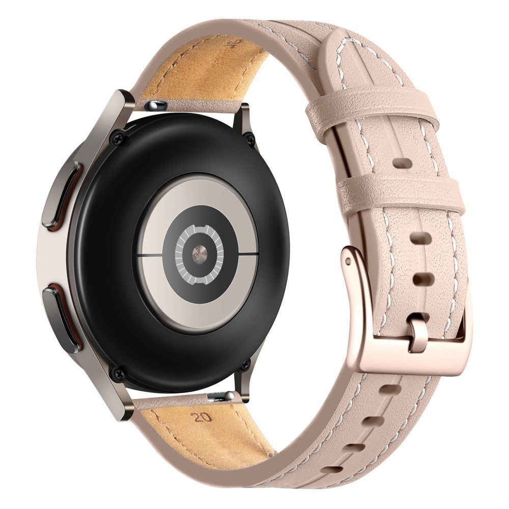 22mm Universal genuine leather watch strap - Light Pink#serie_5