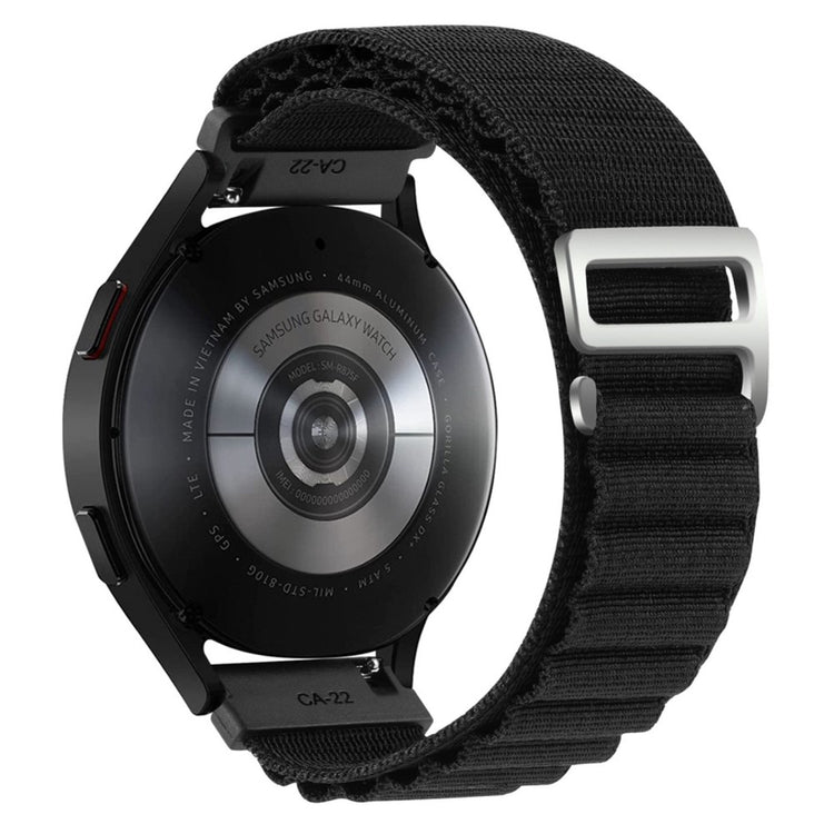 20mm Universal nylon watch strap - Black#serie_5