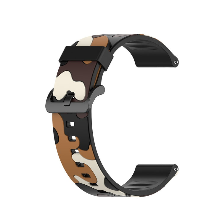 22mm Universal stealthy camouflage style watch strap - Camouflage Brown#serie_7