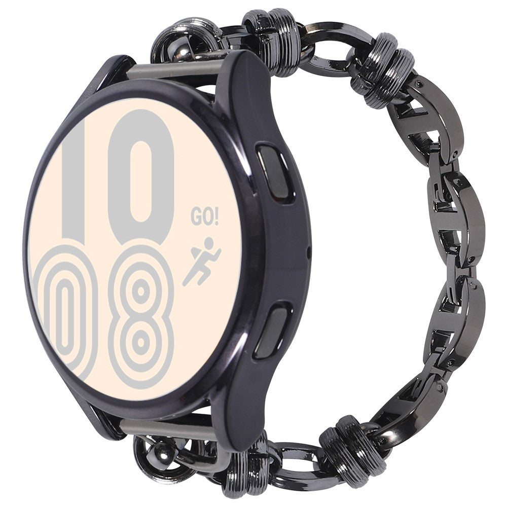 22mm Universal elegant stainless steel watch strap - Black#serie_3