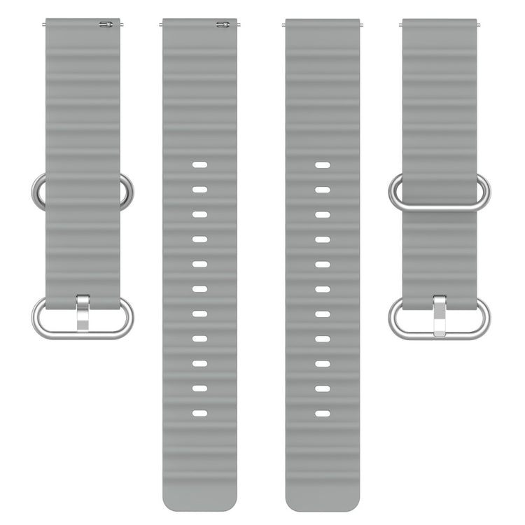 Mega flot Universal Silikone Rem - Sølv#serie_8