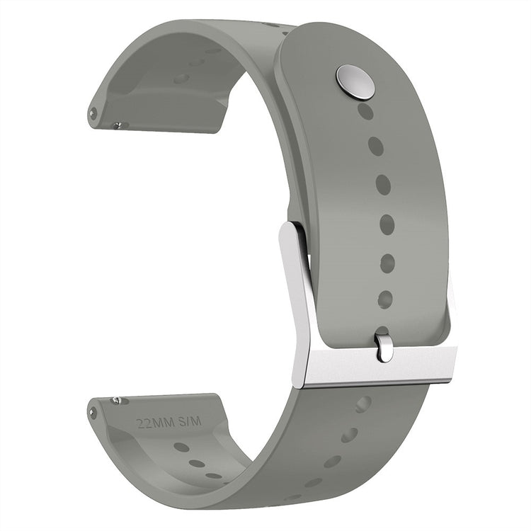 22mm Universal silicone watch strap - Light Grey#serie_3