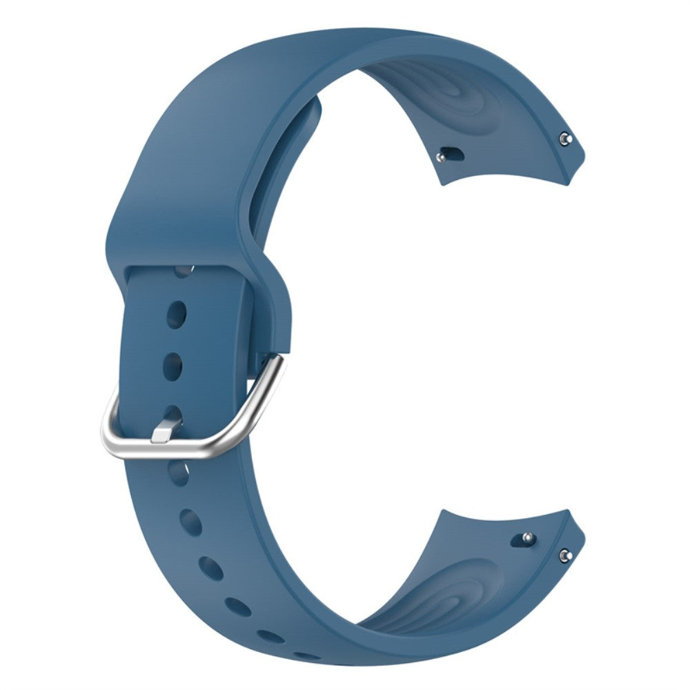 22mm Universal silicone watch strap with metal buckle - Dark Blue#serie_5