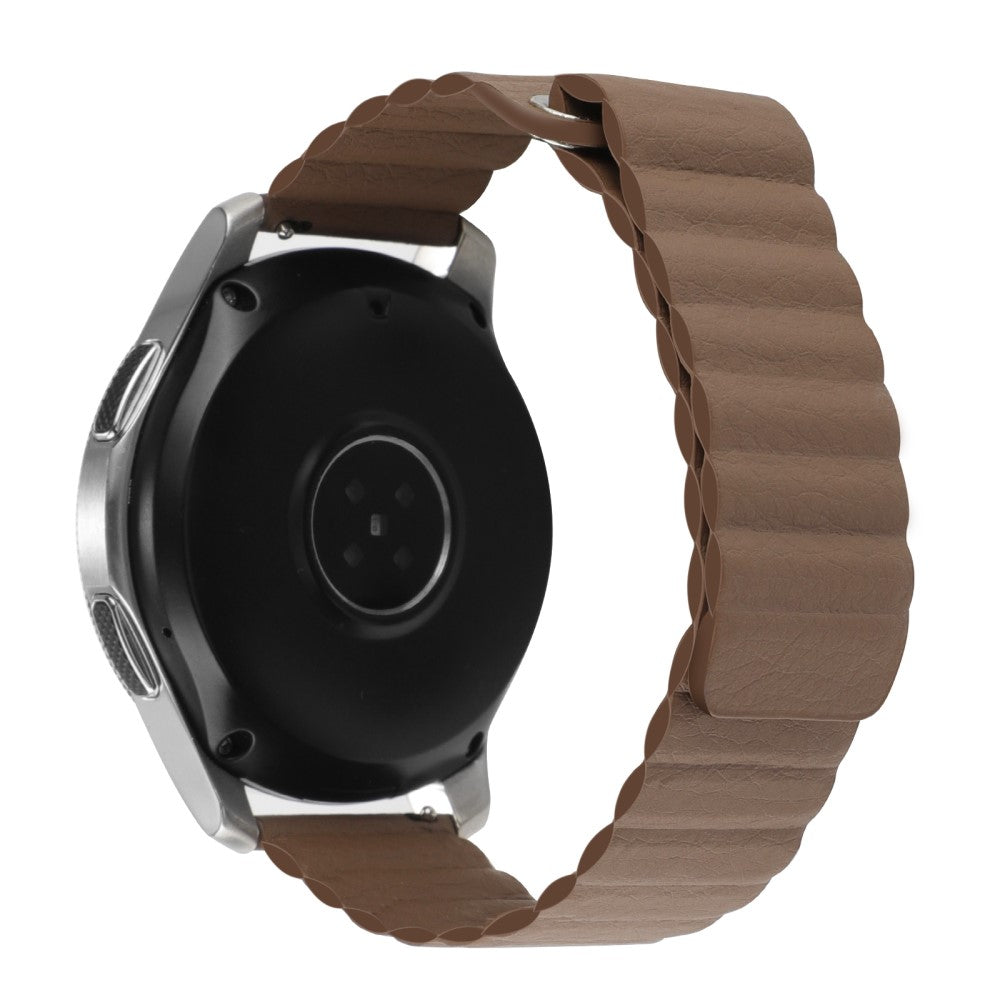 20mm Universal genuine leather watch strap - Coffee#serie_5