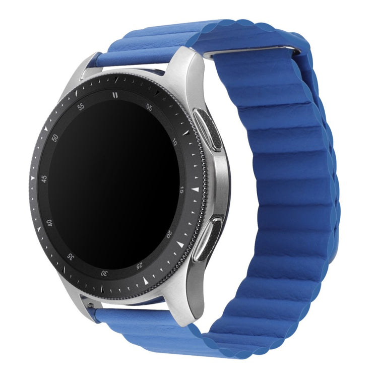 Mega holdbart Universal Ægte læder Rem - Blå#serie_11