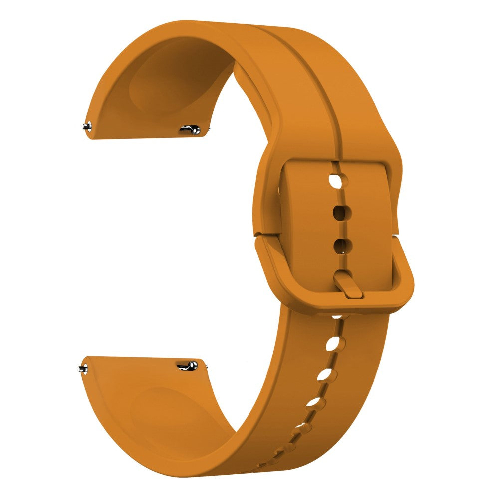 20mm silicone strap for Samsung and Huawei watch - Yellow#serie_5