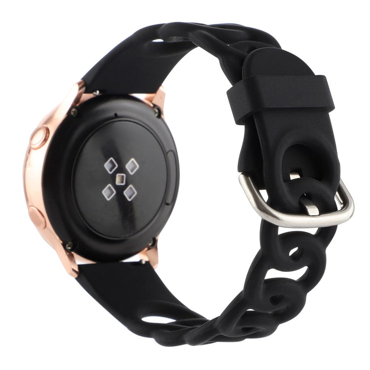 20mm Universal donut hollow strap - Black#serie_3