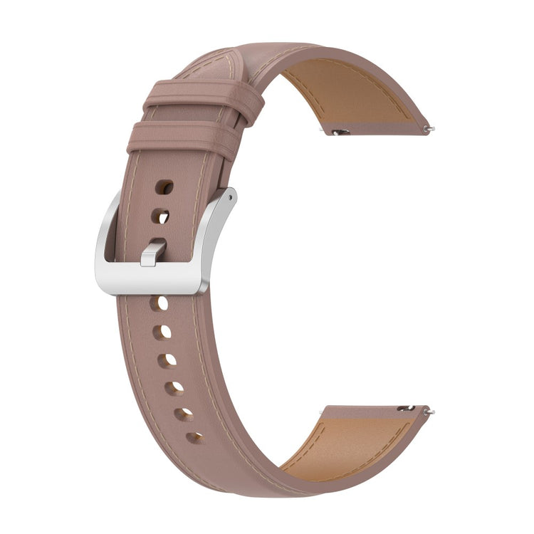 20mm Cowhide leather strap for Samsung / Garmin / Amazfit - Deep Pink#serie_2