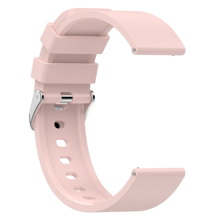 Meget Slidstærk Silikone Universal Rem passer til Smartwatch - Pink#serie_9
