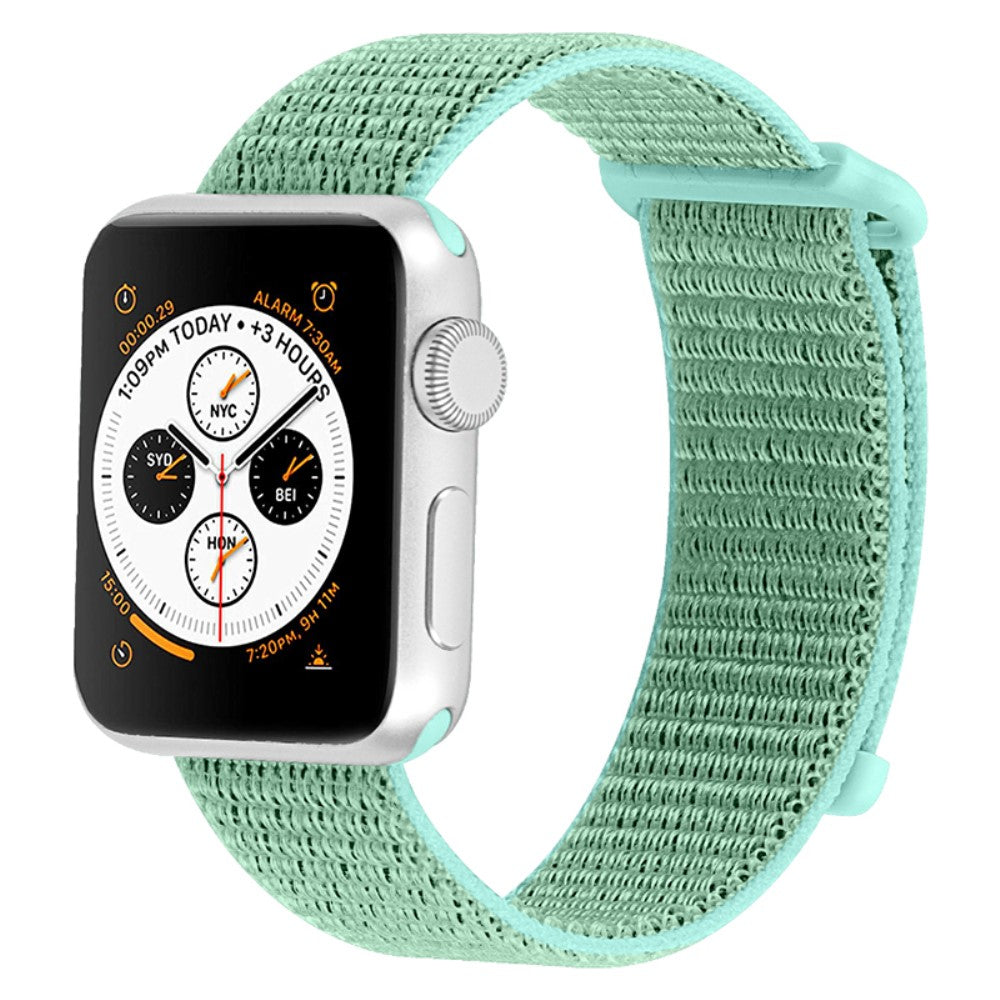 Rigtigt skΓΈn Apple Watch Series 7 41mm Nylon Rem - GrΓΈn#serie_1