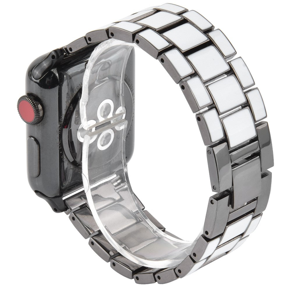 Mega fed Apple Watch Series 7 41mm Metal Rem - SΓΈlv#serie_1