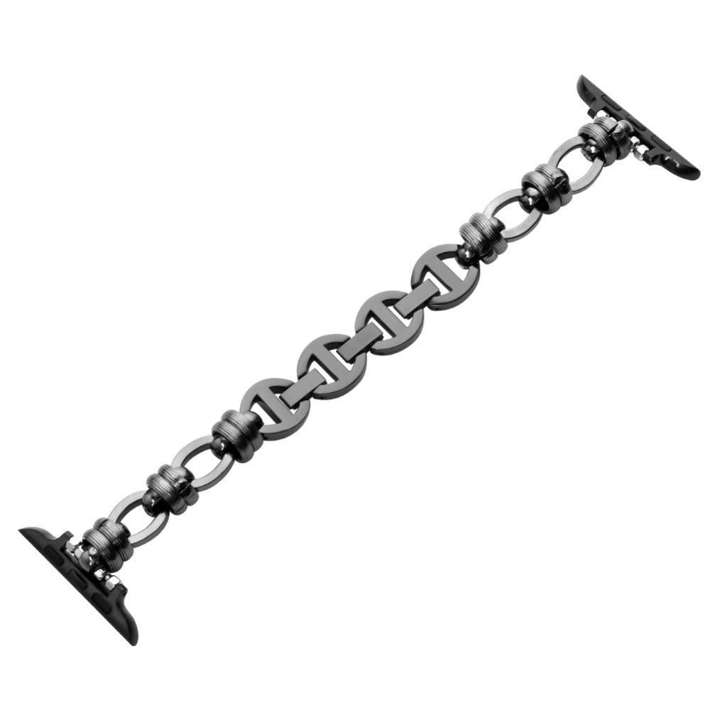 Meget kΓΈnt Apple Watch Series 7 41mm Metal Rem - Sort#serie_1